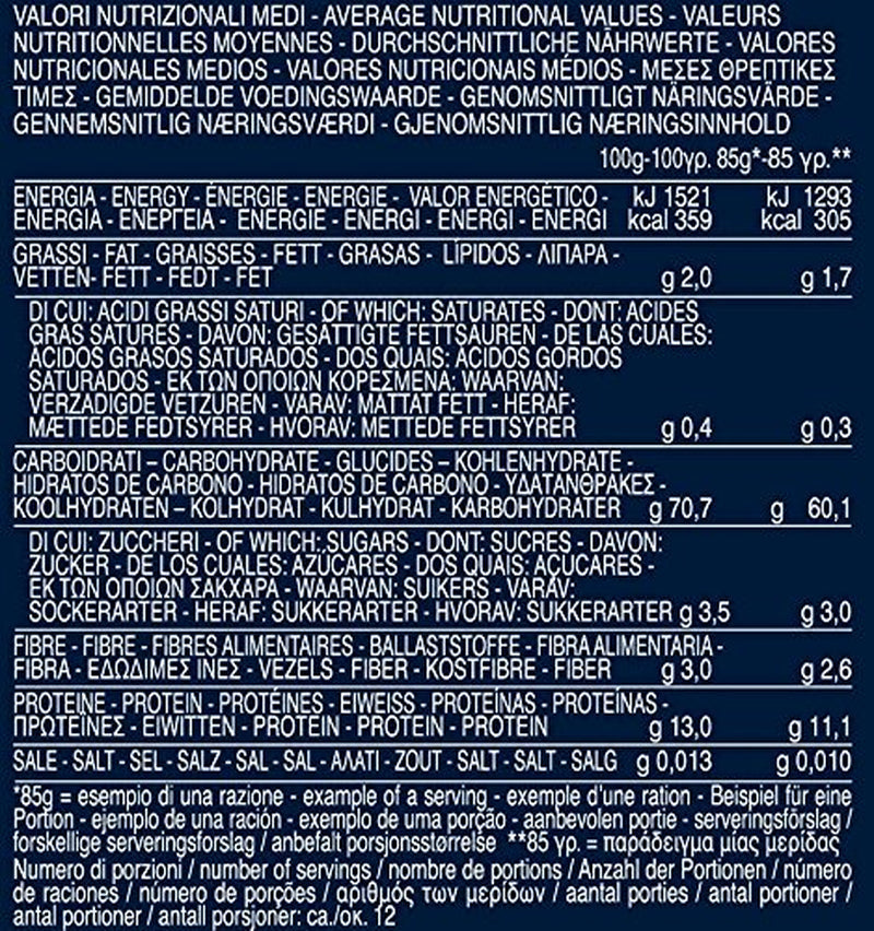 Barilla Selezione Oro Chef Orecchiette Pugliesi, förpackning om 9 (9 x 1 kg)