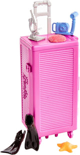 Barbie You Can Be Anything Series, marinbiolog, 1x docka med blont hår, baddräkt, delfiner, tillbehör, barnpresent, leksak för 3+ år, HMH26