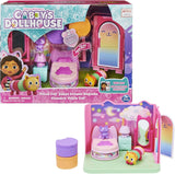 Gabby Dollhouse och Gabby Dollhouse Deluxe Room Sweet Dreams Fluffy Cat Sovrumskudde Katt och 3 tillbehör 3 möbler och 2 överraskningslådor Passar från 3 år och uppåt