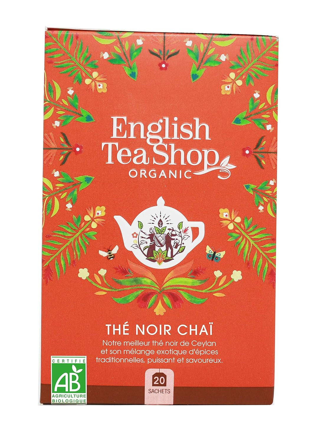 ETS - Chai svart te, Naturland BIO, 20 tepåsar