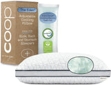 Coop Home Goods Eden Cool Justerbar Kudde King Size Justerbar Gel Infunderat Memory Foam Mjukt Lulltra-tyg som andas Perfekt för alla som sover Miljövänliga Naty Shop Standardkuddar Standardtitel