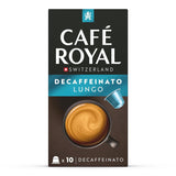 Café Royal Lungo Decaffeinato – Nespresso®-kompatibla kaffekapslar, 100 % Arabica, Intensität 5/12, Rainforest Alliance, koffeinfri, 100 kapslar