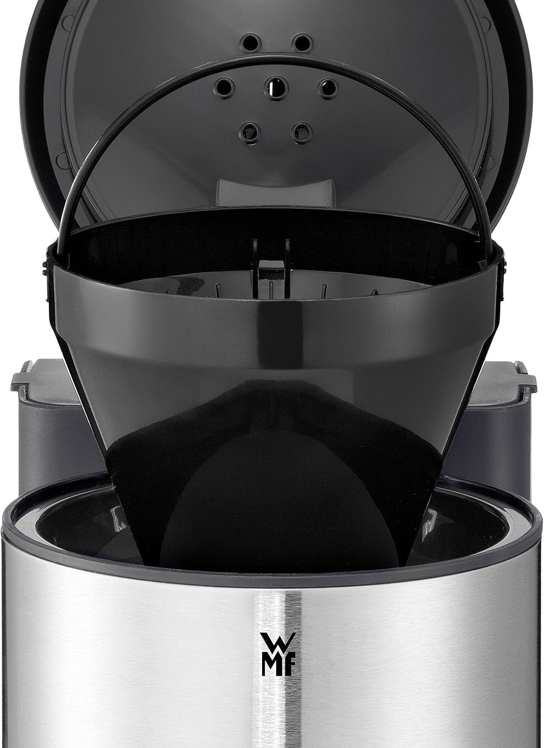 WMF Stelio Aroma espressomaskin med termos, filterkaffe, 8 koppar, anti-droppsystem, automatisk avstängning, 1000 W