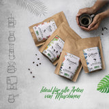 ORIGEENS Bio Kaffeebohnen Probierset 1kg | Premium Bio Arabica Kaffee Ganze Bohnen Set 4x250g | Traditionell Röstung | Kaffe Geschenkset