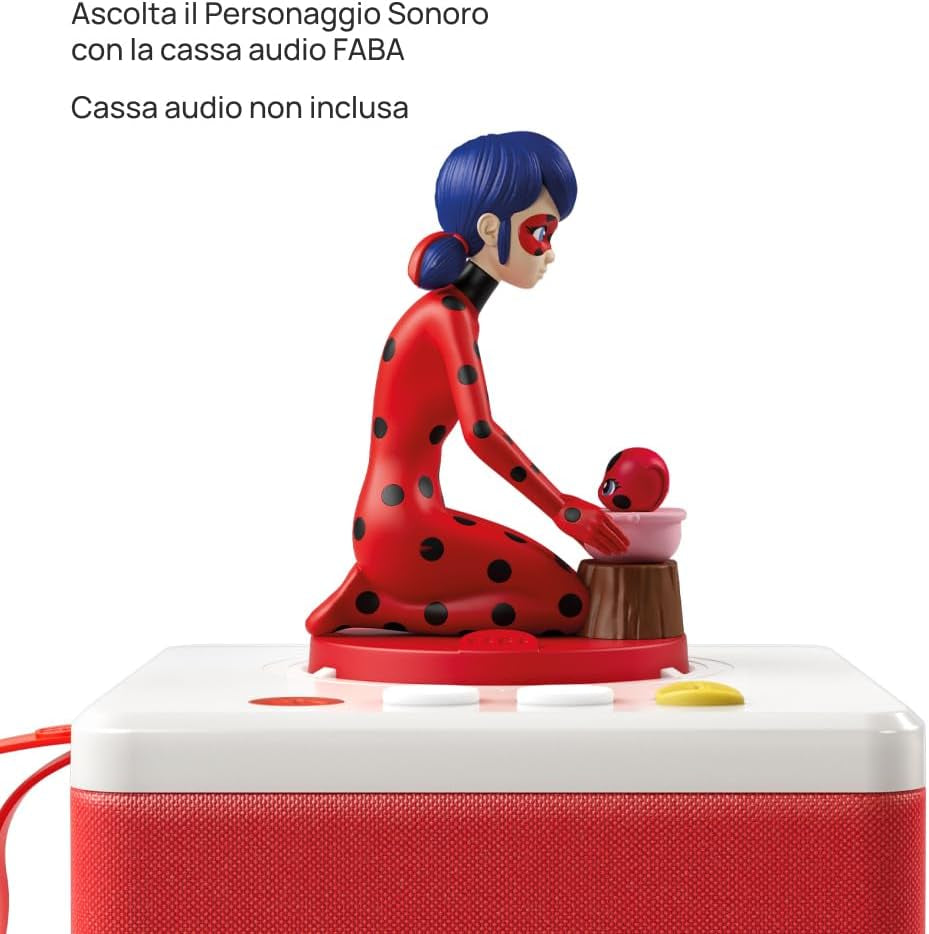 Ljudfigur - Tales of Ladybug and Cat Noir - Ljudhistorier och sagor, pojkar och flickor 4-6+, italiensk version Baby Toys Naty Shop