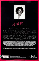 Barbie Signature Debbie Allen Tribute Collection Doll i off Shoulder-topp, guldbälte och lila fransbyxor och leggings, JBJ24