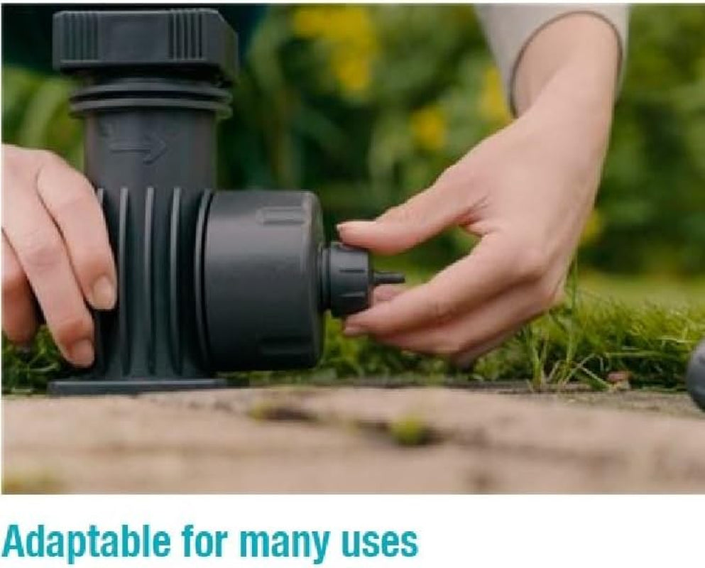 Bevattningssystem Gardena Micro-Drip Basic Unit 2000: Basenhet för tryckreduktion, vattenflöde ca. 2 000 l/h, snabb och enkel anslutningsteknik (1354-20)