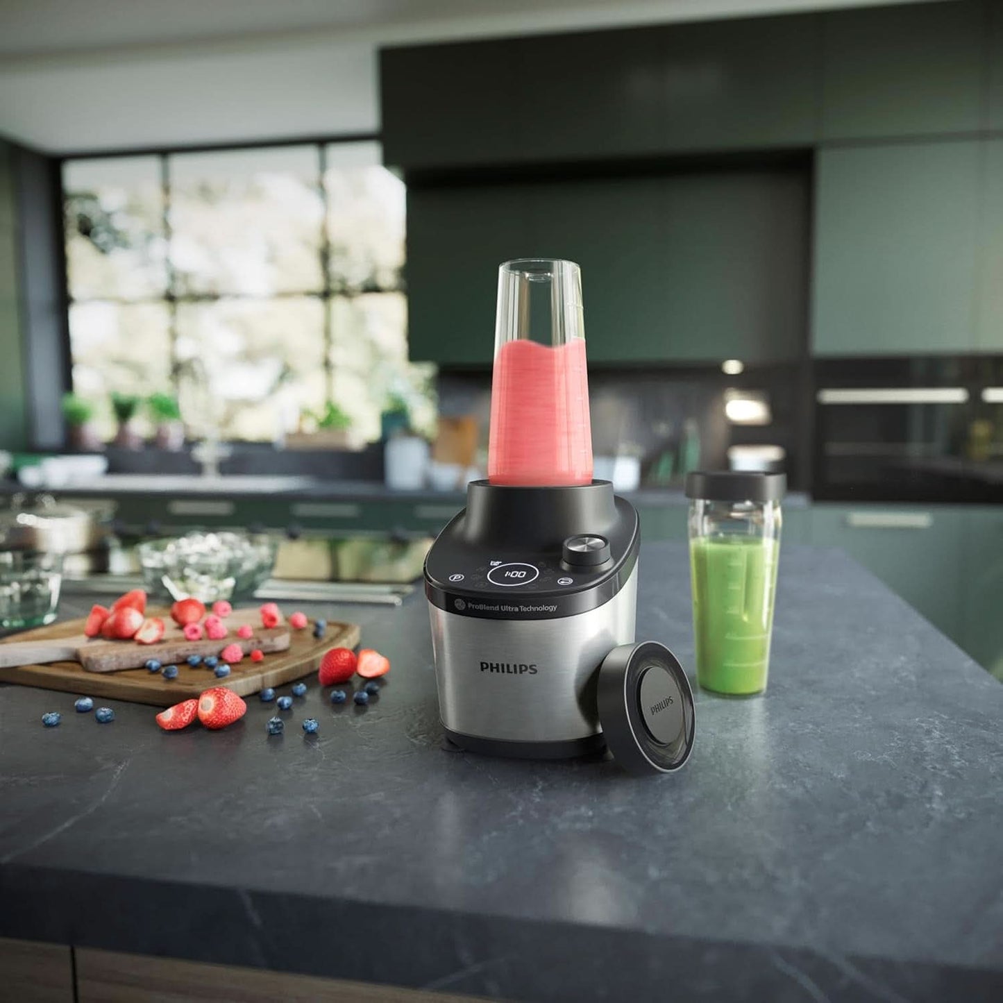 Blender PHILIPS Series 7000 HR3760/00, 2l, 1500W, 12 hastighetssteg, svart Kitchen Naty Shop