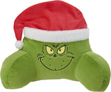 Grinchkudde - Ryggkudde för säng och soffa, ryggstöd med armstöd, Läskudde för rygg, nacke och huvud, grön, 40 x 38 cm