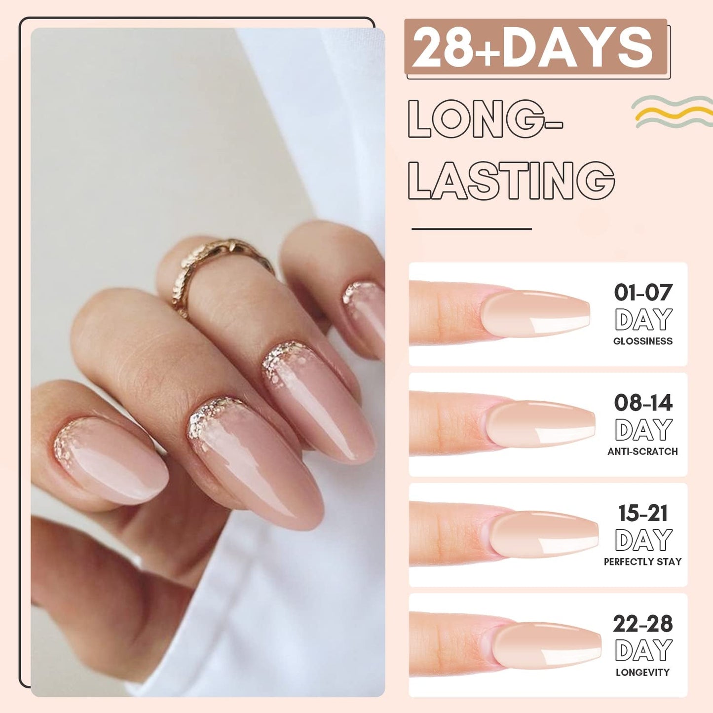 Makartt Poly Nail Extension Gel - Acrylic Extension Gel, Nail Strengthening Gel, Nageldekoration, 50 ml (lila)