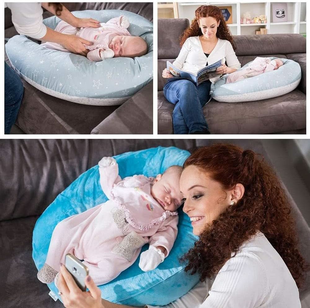 Nuvita 7100 Dreamwizard, amningskudde, multifunktionell 12 i 1 med justerbart svankstöd Tillbehör Mat och amning Bebe Naty Shop