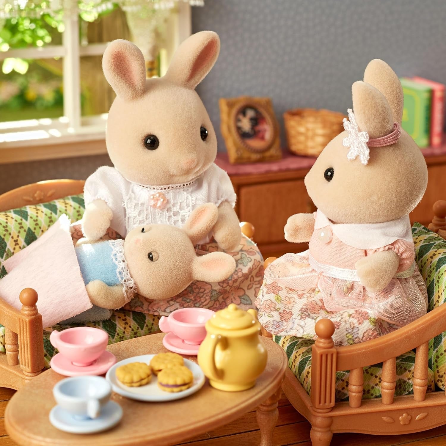 Sylvanian Families L5706 Milk Bunny Family - Dockhusfigurer Naty Shop Dolls