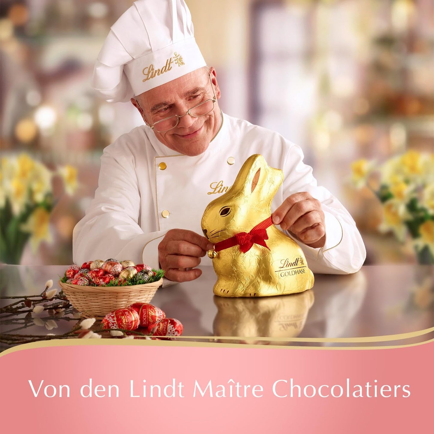 Lindt Choklad Crunchy Eggs | 86g påse | Alpin mjölkchokladägg med en delikat krispig hasselnötskrämfyllning till påsk | Påskchoklad för barn | Gåva av choklad | Påskägg | Choklad ägg