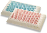 Marcapiuma - Ett par Memory Nackstödskuddar - Miss & Mister - Ultra andas sida - 100 % bomullsöverdrag - Ortopediskt - Visco Kudde Memory Foam - MEDICINSKA PRODUKT - Tillverkad i Italien Naty Shop Standardkuddar Standardtitel
