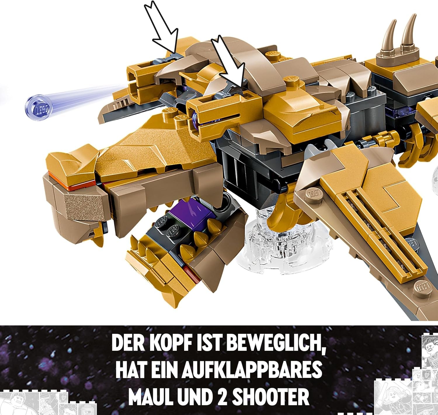 LEGO Marvel Avengers vs. Leviathan byggleksaksset med Hulk och Captain America, Loki, Black Widow och Chitauri minifigurer Avengers lekset för pojkar och flickor 7+ 76290 Byggset Besuche den LEGO-Store