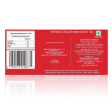 Twinings English Breakfast Black Tea 50g, 25 tepåsar, fullt, runt och starkt svart te från de bästa teplantagen i Sri Lanka och Indien. Svart te Förpackning om 1 (1 x 50 g)