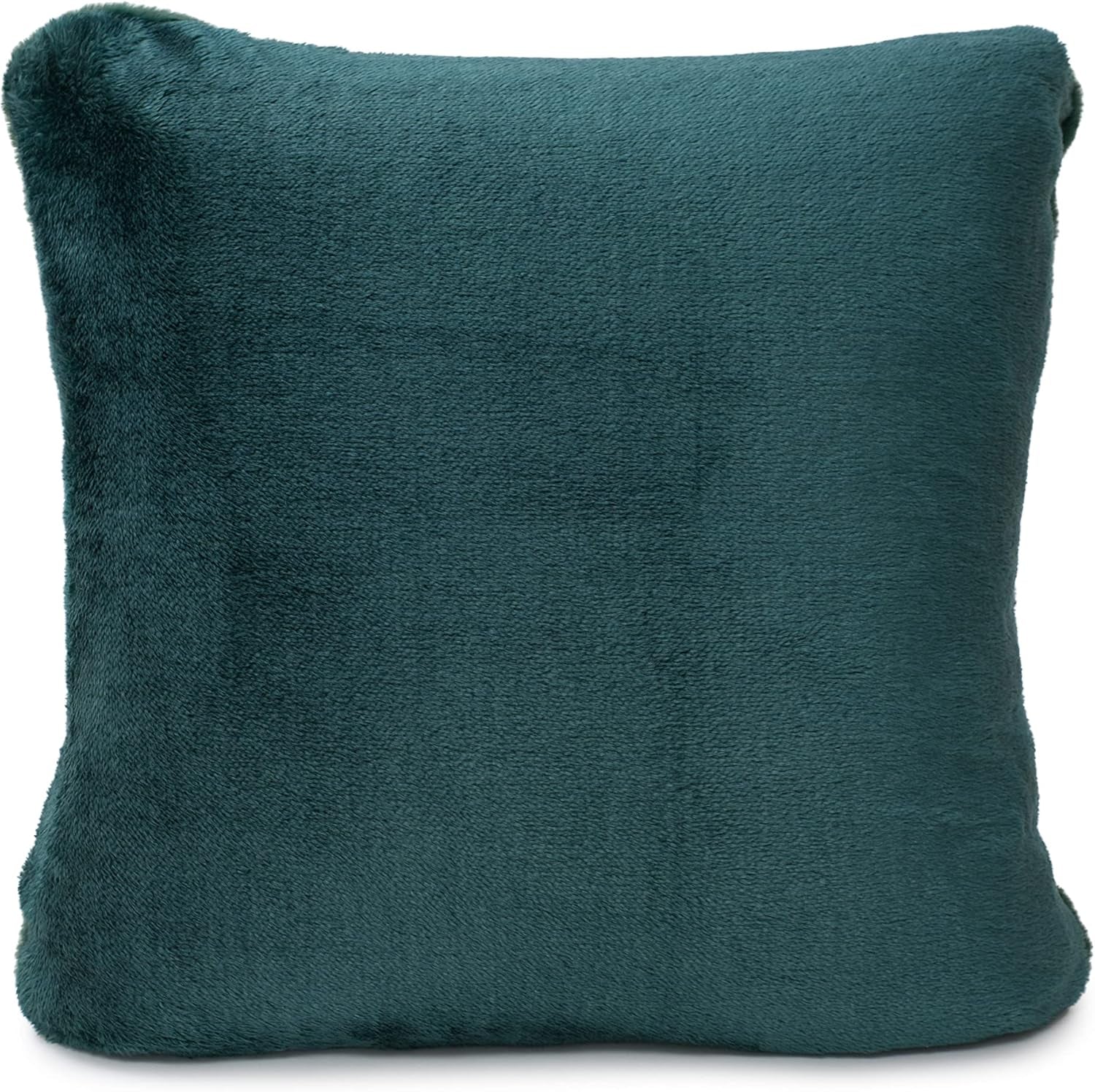 Gözze - Bekvämt kuddfodral, Merino Feeling, 50X50 Cm - Mörkgröna sängar och filtar Besuche den Gözze-Store
