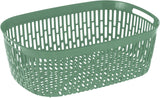 Såg för att bevara fruktsmak, plast, grön, 4 LT - rektangulära matförvaringslådor Naty Shop