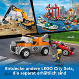 LEGO City hamn med lastfartyg, byggleksak för pojkar och flickor från 8 år, presentidé för barn, containerkran, leksaksfartyg och 8 minifigurer 60422 Byggset Besuche den LEGO-Store
