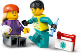 LEGO City Ambulance - leksak med 2 minifigurer (skateboardåkare och förare) - pedagogisk leksak för pojkar och flickor från 5 år - födelsedags- och semesterpresentidéer 60451 Byggset Besuche den LEGO-Store