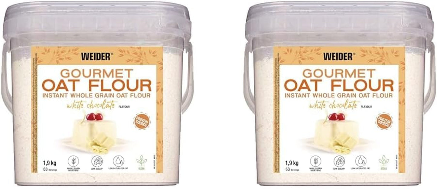 Weider Gourmet Oatmeal (1,9 kg) browniesmak. Fullkorns havregryn. Proteinkälla med låg sockerhalt.