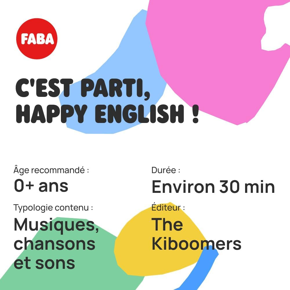Karaktär med ljud - It's gone, Happy English - musik, sånger och ljud - leksak, pedagogiskt innehåll, fransk version, barn för alla åldrar Jucarii Bebe Naty Shop