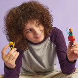 LEGO Minecraft Lava Duell of the Deep, Leksak för TV-spelsfans, fästning med minifigurer inklusive Alex, Skeleton Wither, Lohe och Strider, Present för flickor och pojkar 6 år gamla 21266 Byggset Beuche den LEGO-Store