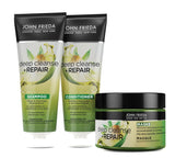 John Frieda - Deep Cleanse & Repair Mask / Treatment - Innehåll: 250 ml - Med hampfröolja + närande avokado - Lugnande hårmask för skadat hår Naty Shop hårmask
