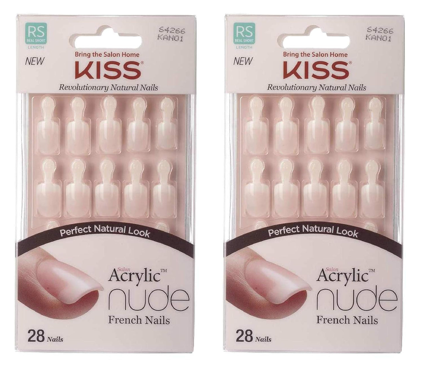 Kiss Nude Nails Amazing Nails (paket med 2)