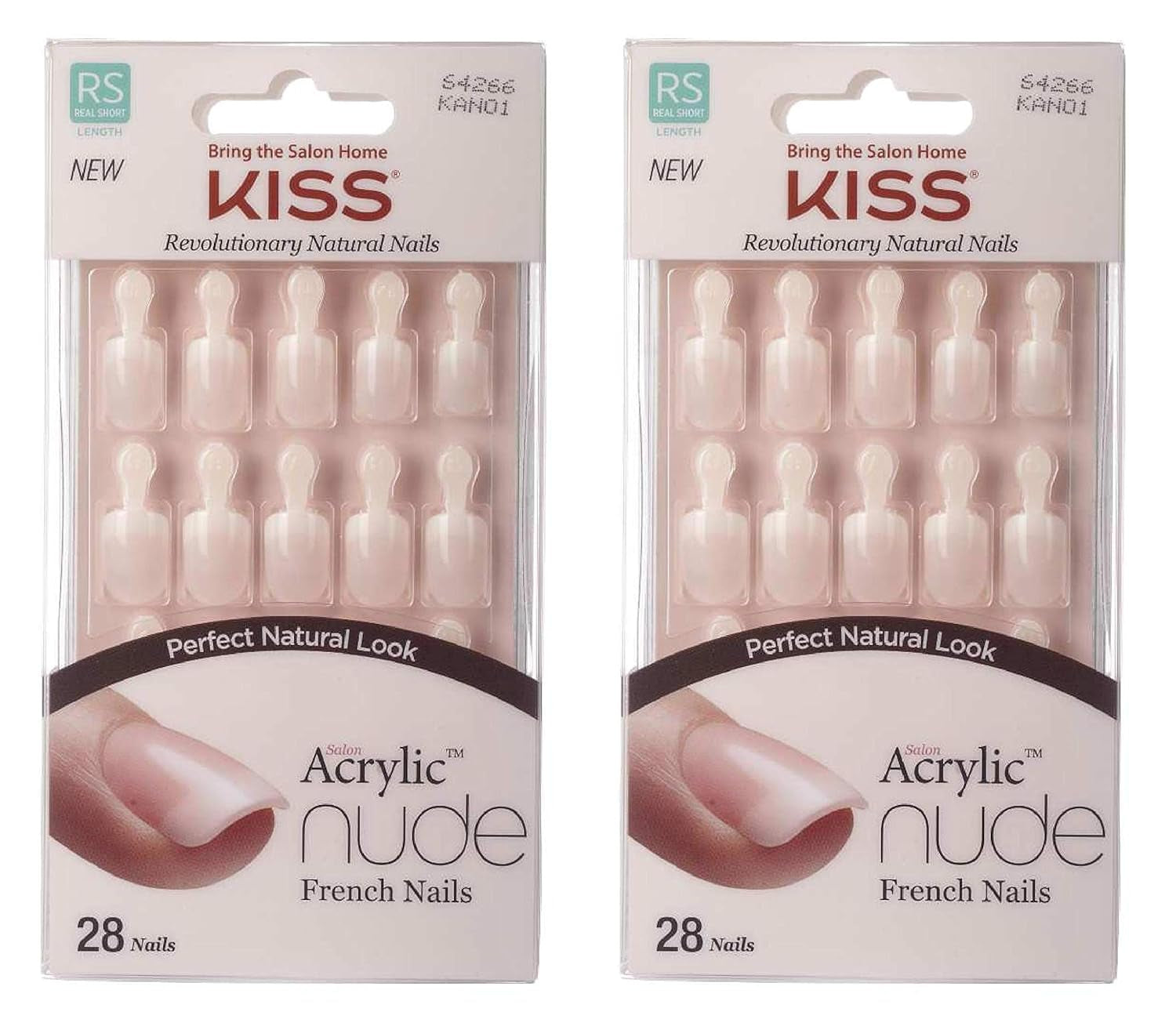 Kiss Nude Nails Amazing Nails (paket med 2)