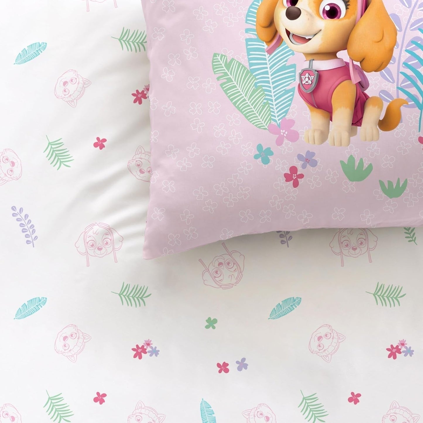 Sängkläder, Paw Patrol, 100% bomull Sängkläder - barn Naty Shop