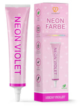 Goodbake Neonlebensmittelfarben 6 Farben Set – Intensiv Lebensmittelfarbe – Lebensmittelfarbpaste – Zum Einfärben Von Torten, Fondant, Buttercreme Uvm. – 100 % vegansk Naty Shop Neon Violett