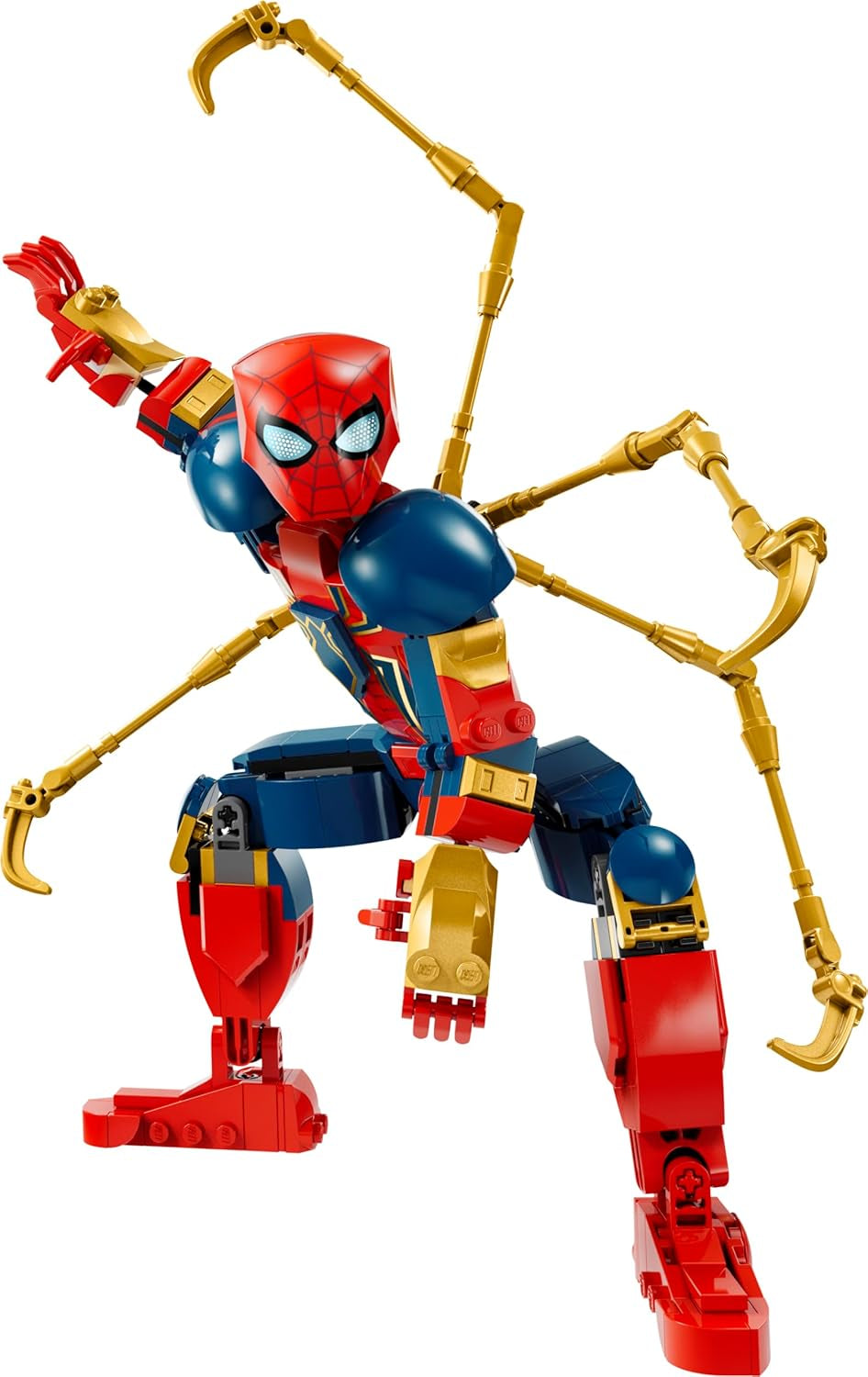 LEGO Marvel Iron Spider-Man byggklossar Superhjälte actionleksak för barn 8+ Pojkar och flickor Pansarset Byggbar modell Avengers Presentidé för Marvel-filmfans 76298 Byggset Beuche den LEGO-Store