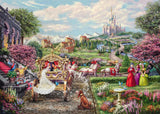 Schmidt Spiele 58038 Disney, Askungen lycklig i alla sina dagar, Thomas Kinkade, pussel 1000 bitar, flerfärgad Puzzle Naty Shop