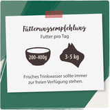 Venandi Animal Premium Nassfutter für Katzen, Probierpaket II, Kyckling + Kanin, Kalb, Turkiet, 6 x 400 g, getreidefrei und naturbelassen, 2,4 kg