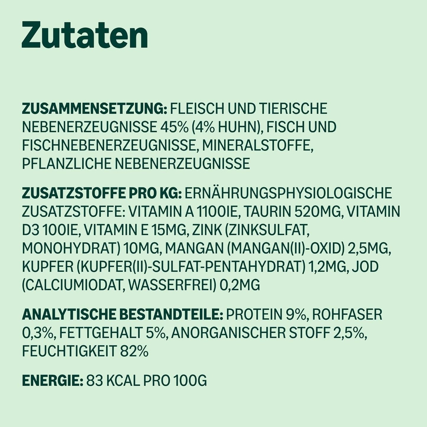 Amazon spannmålsfri våt kattmat Konserverade kycklingbitar i gelé 12 x 405 g