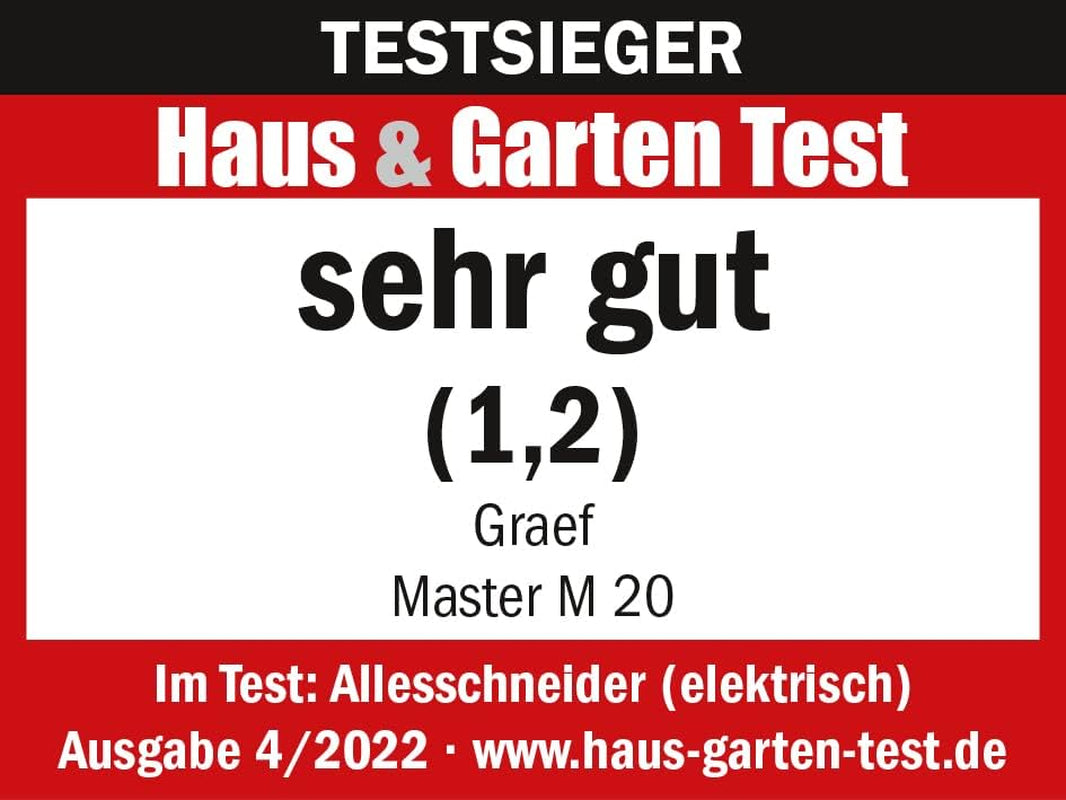 GRAEF Master M20EU Multi Slicer i rostfritt stål, silver Shredders and Slicers Naty Shop