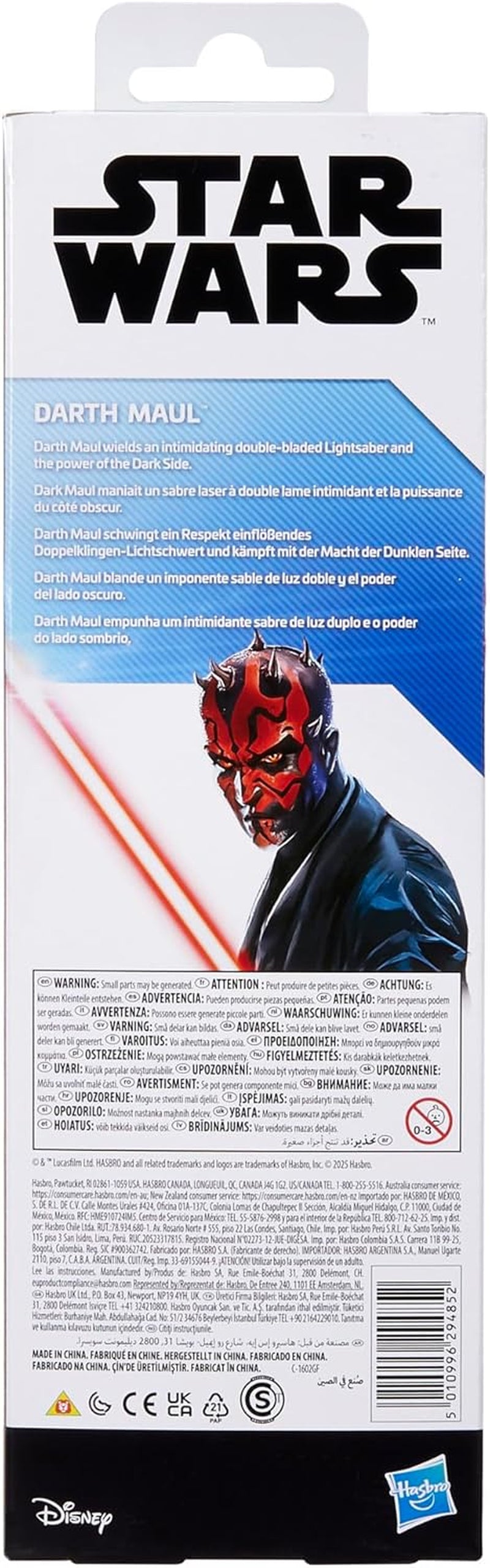 Star Wars Titan Hero Series Darth Maul, statyett, 30 cm Actionfigurer Naty Shop