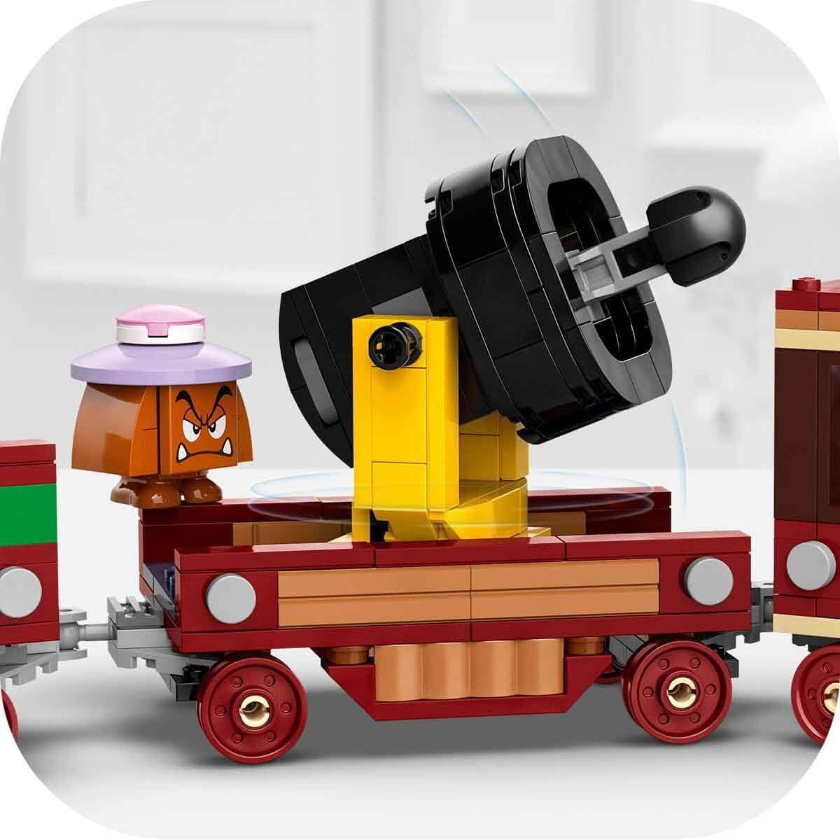 LEGO Super Mario Express Bowser Train Kids äventyrslekset med Hammer Brother 2 Gumbas och 2 Parapunctures Nintendo present för pojkar Flickor Spelare 71437 Byggset Besuche den LEGO-Store