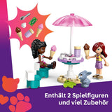 LEGO Friends Heartlake City Glassbil Låtsaslekset 2 figurer och en kanin Byggset 4 år gamla flickor Leksakskaraktär Minifigur Byggleksak 42644 Byggset Besuche den LEGO-Store