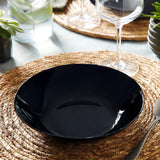 Arcopal Zelie servisset i svart glas, 12 delar, 4 platser, svart