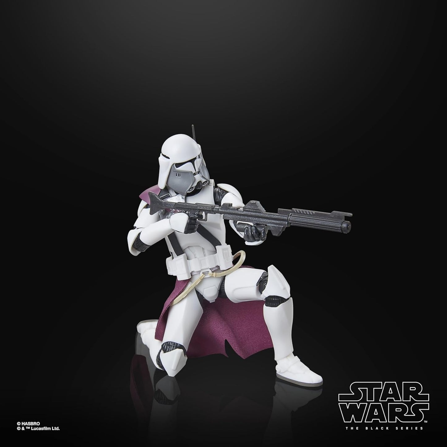 Star Wars Black Series Clone Commander Bacara, Star Wars: Ahsoka Premium Samlarfigur (15 cm) Actionfigurer Naty Shop