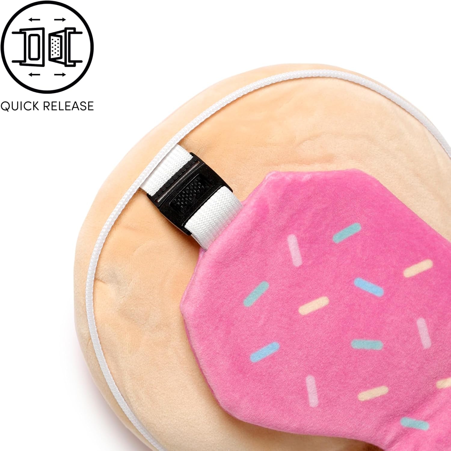 Puckator Travel Kudde med Relaxeazzz Mask - Donut Travel Pillows Naty Shop