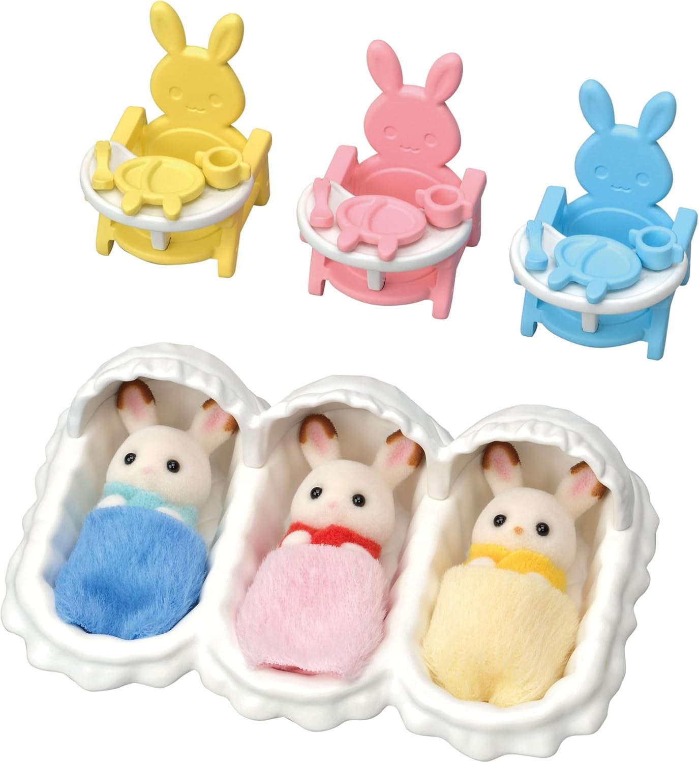 Sylvanian Families L5532 Starter Kit för trillingar - Dollhouse Lekset Dolls Naty Shop Single