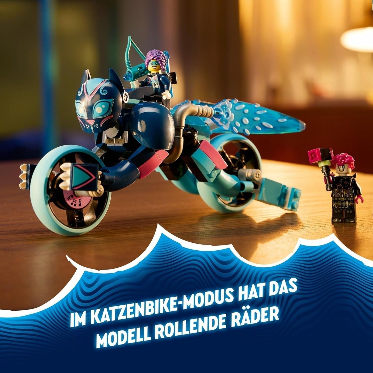 LEGO Dreamzzz Zoey's Cat Motorcycle 2 i 1 Gåva för 7+ år Djurmodell Byggkloss Leksak Motorcykel Fantasy Lekset för pojkar och flickor 71479 Byggset Beuche den LEGO-Store