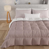 PETTI Artigiani Italiani - Vinterdubbelsängtäcke, maxi, monokrom, dubbelsidig, vit, grå, 100% Made in Italy Täcken och täcken Naty Shop Gammalt rosa vitt Una Piazza E Mezza