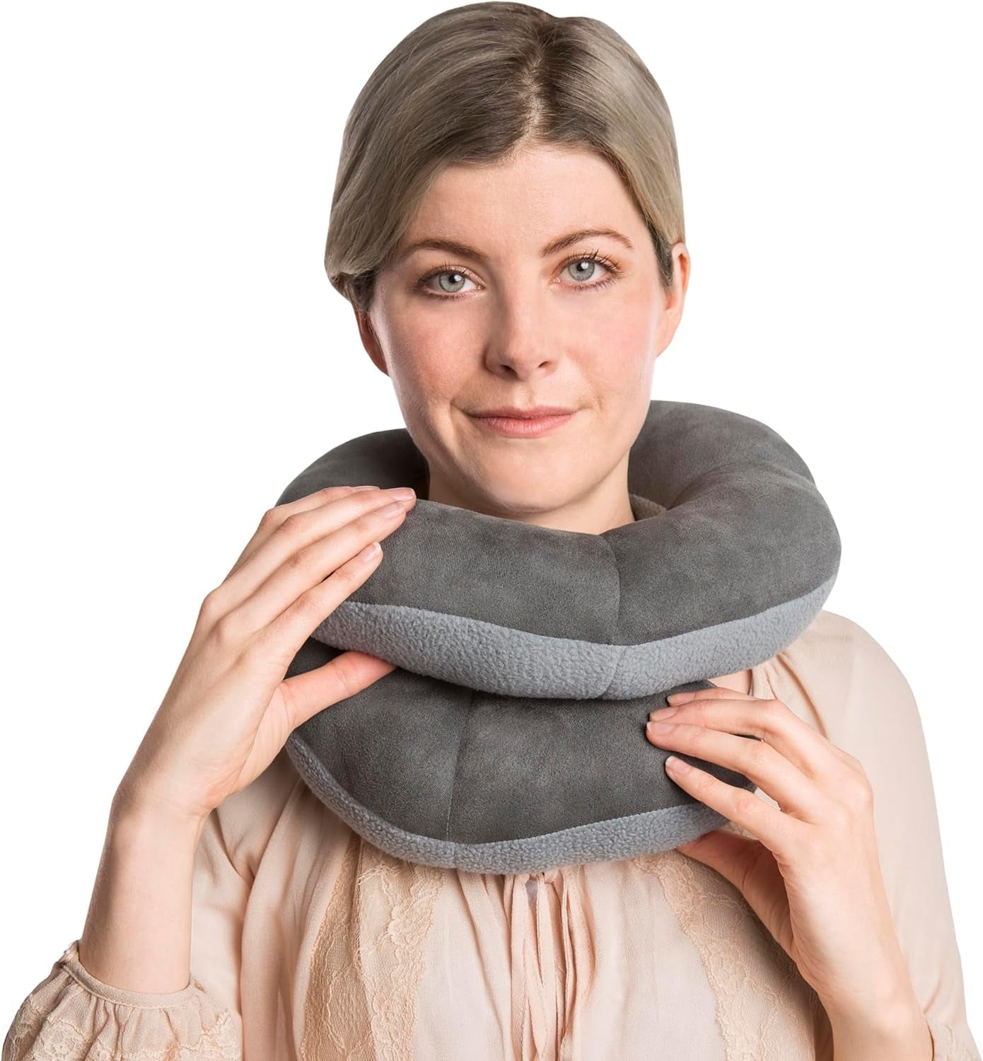 Deluxe Wrap-N-Rest-kudde, mörkgrå/ljusgrå