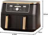 Ninja Foodi AF400EUCP MAX Dual Zone Air Fryer, 9,5 L Airfryer, 2 fack, med tång, non-stick beläggning Hushållsapparater Naty Shop