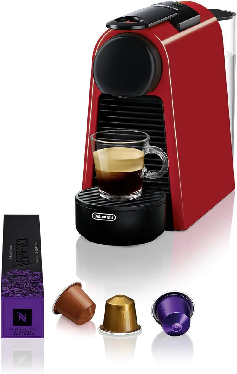 Espressomaskin med Nespresso De'Longhi Essenza Mini-kapslar, svart | Pumptryck 19 bar | Vattentank 0,6 l | För espresso och lungo | Liten espressomaskin – Fantastiska kaffestunder | EN85.B