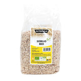 Ekologisk vit sorghum, 1 kg, skal, råsäd, ekologiskt odlad i Italien, perfekt paket för familjen